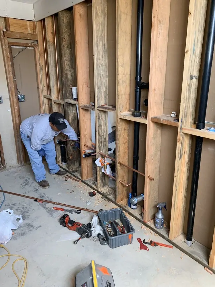 Commercial rough-in plumbing for Water Heater Replacement in Ridgeland
